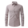 Fashion Business Stretch Slim Long Sleeve Men\'s Shirt Wholesale Supply