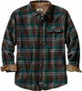 Men′ S Buck Camp Flannel Shirt